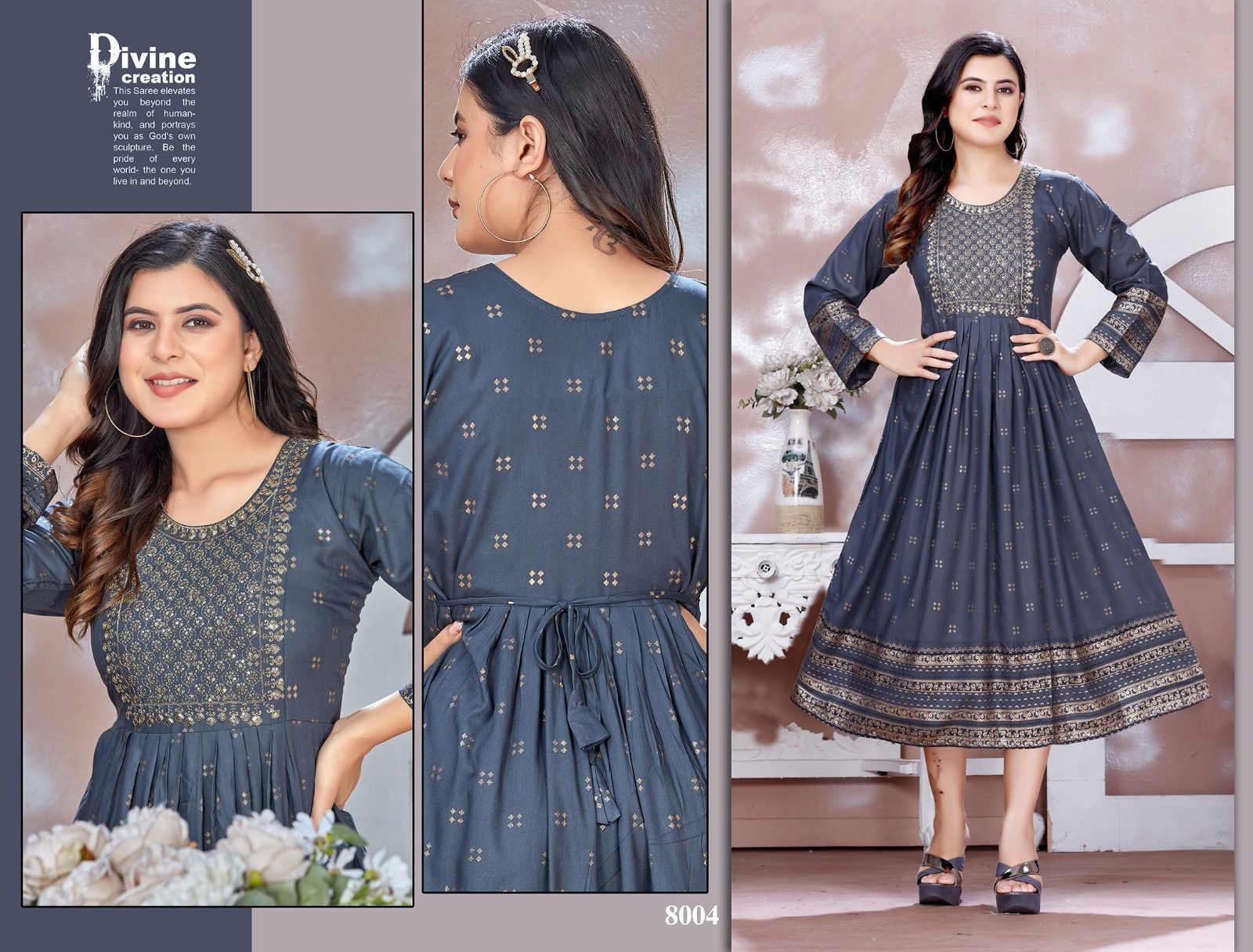 Beauty Queen I M Bindass Vol 2 Rayon Anarkali Kurtis Catalog
